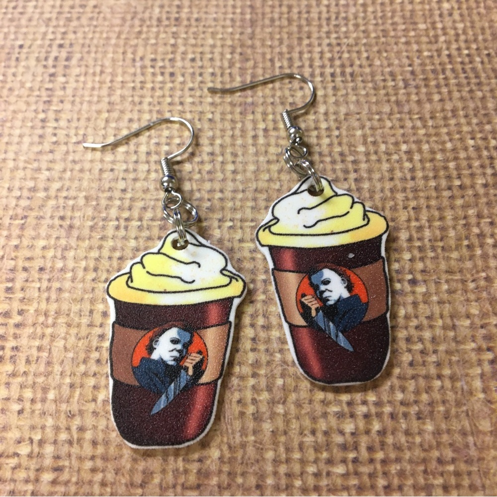 Halloween Scary guy Hook Earrings